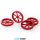 Large Size Red Nut with Leveling (4pcs)