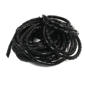 8mm Spirale Cable Protector Black 10m