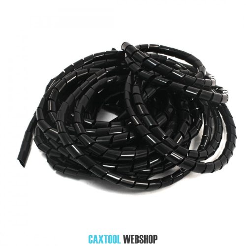 8mm Spirale Cable Protector Black 10m