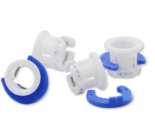 Ultimaker White Bowden Tube/Pipe Coupling Clip Set Fixed 6mm Tube