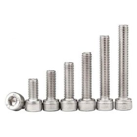 Inner hex screw set 240 pcs DIN 912 8.8 zinc plated M3