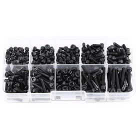 Inner hex screw set 300 pcs DIN 912 12.9 DSB M3