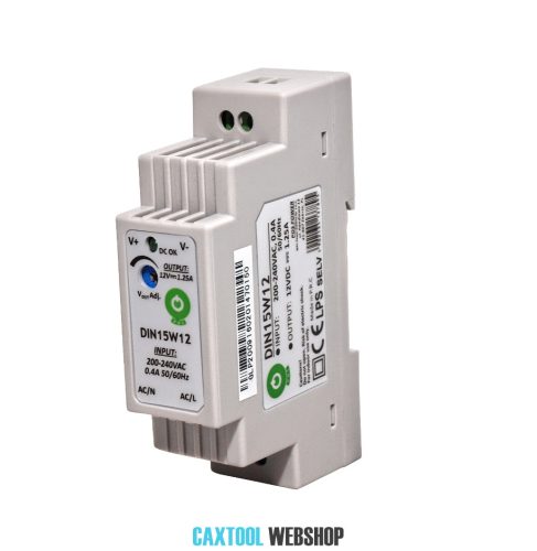 MW Power DIN15W15 DIN rail power supply 15W 15V 1A