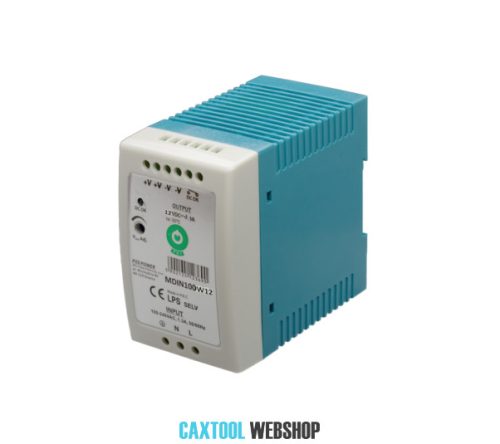MW Power MDIN100W12 DIN rail power supply 100W 12V 8.3A