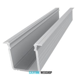 GLALU recessed aluminium LED profile 15x16mm 2020mm natural