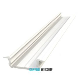 GLALU recessed aluminium LED profile 5x16mm 3000mm white