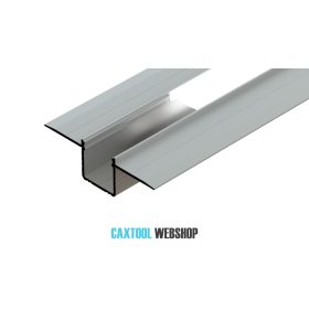 GLALU hidden aluminium LED profile 12,5x16mm 2020mm natural