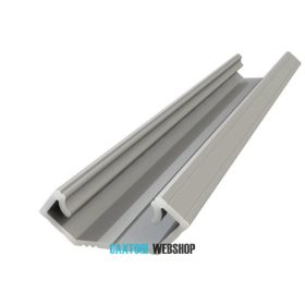   GLALU anodized aluminium LED corner profile 8,5x12mm 1000mm silver