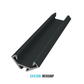 GLALU aluminium LED corner profile 12x12mm 1000mm black