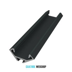 GLALU aluminium LED corner profile 12x12mm 2020mm black