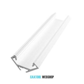 GLALU aluminium LED corner profile 12x12mm 1000mm white