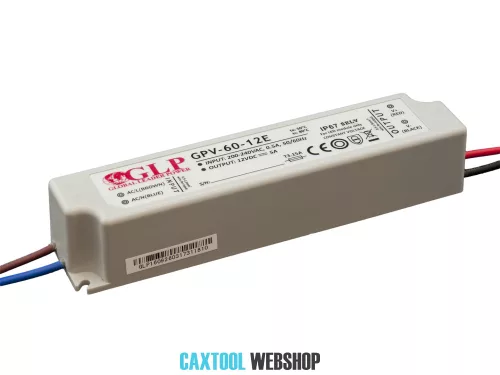 GLP plastic LED power supply GPV-60-24E 60W 24V 2.5A