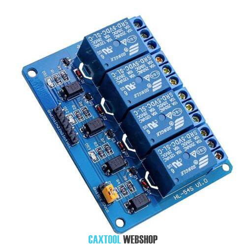4 Channel Relay Module with light coupling 5V