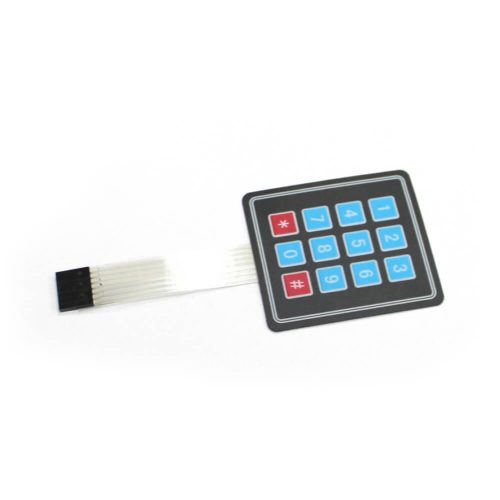 4*3 Membrane Switch Matrix Keypad