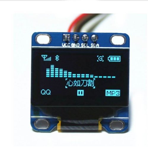 0.96" Inch Blue I2C IIC OLED LCDModule 4pin