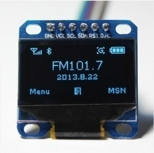 1.3" Inch Blue SPI OLED LCDModule 6pin