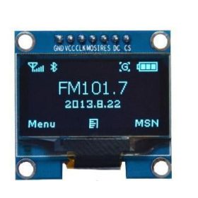 1.3" Inch Blue SPI OLED LCDModule + CSpin 7pin