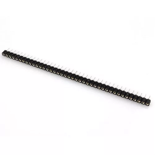 40Pin 2.54mm Single Row Round Female Pin Header (1pcs)