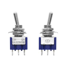 Mini MTS-203 6-Pin SPDT ON-OFF-ON 6A 125VAC Toggle Switche