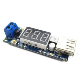   DC 4.5-40V To 5V 2A USB Charger DC-DC Step-down Buck Converter Voltmeter Module