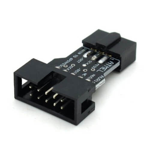 10 Pin to 6 Pin Adapter Board AVRISP USBASP STK500