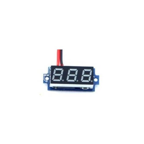 0.28inch 3.5-30V Two Wire DC Voltmeter Red
