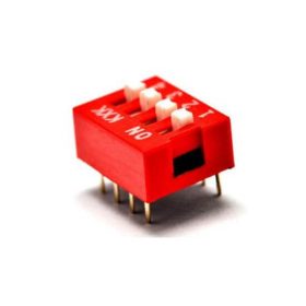 4Pin Flat Dial switch 2.54mm