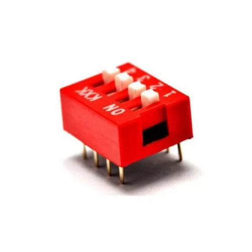 4Pin Flat Dial switch 2.54mm