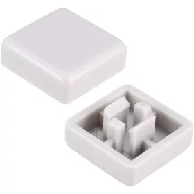 Square Cap for 12*12*7.3mm Square Tachile Switch White
