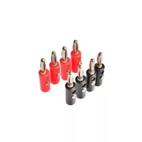 4mm Audio Cable Banana Plug Connectors Red