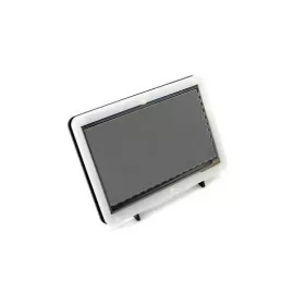 Raspberry Pi 7 inch Black+White Case with Stand