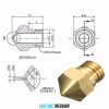 MK10 M7 Brass screw thread nozzle 0.3mm / 1.75mm