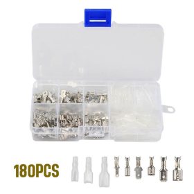   Wiring Head and Terminal Set of Protective Sleeve for Cold Pressed Spring Inserts Kit 180pcs