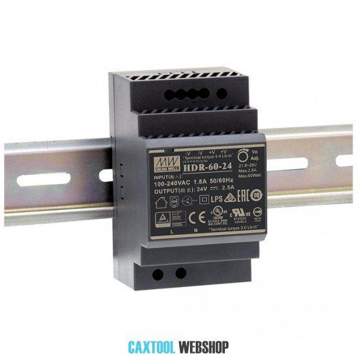 Mean Well power supply HDR-60-24 60W 24V 2,5A