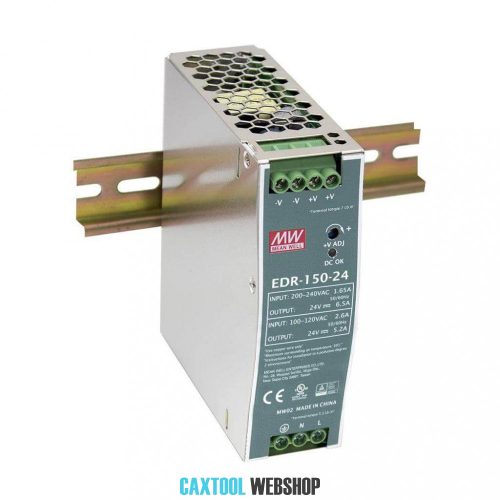 Mean well napájací zdroj edr-150-24 156w 24v 6,5a