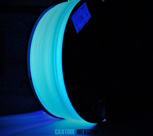 ABS-Filament 1.75mm glow in the dark blue