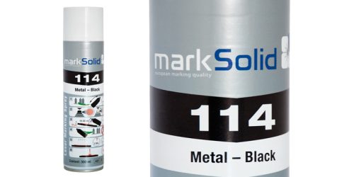 MarkSolid 114-300ml aerosolový rozprašovač, BLACK všechny kovy, pro CO2/YAG/Fiber lasery
