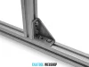 B6 corner bracket 20 x 40 mm, 6mm groove