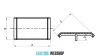 B8 corner bracket cover cap 30 x 30 mm, 8mm groove