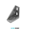 B8 corner bracket 30 x 60 mm, 8mm groove