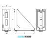 B8 corner bracket 30 x 60 mm, 8mm groove