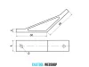 B8 corner bracket 135 fok 30 x 30 mm, 8mm groove