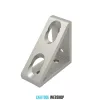 B8 angle corner connection 30 x 60 mm, 8mm groove