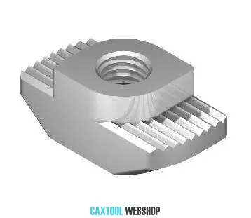 B10 slide nut 19x9,7x8,8 mm, M4 10mm groove