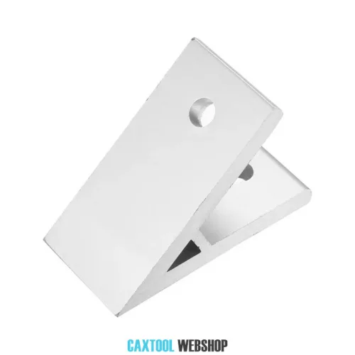 B10 corner bracket 45 degree 40 x 40 mm, 10mm groove