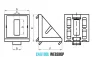 I5 corner bracket 2020 aluminum profiles