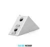 I5 corner bracket 20 x 40 mm, 5mm groove