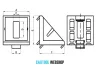 I8 corner bracket 4040 alumínium profilhoz
