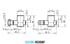 B10 quick connector 40x9,8 mm
