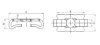 I8 standard-fastening mounting plate 8mm groove